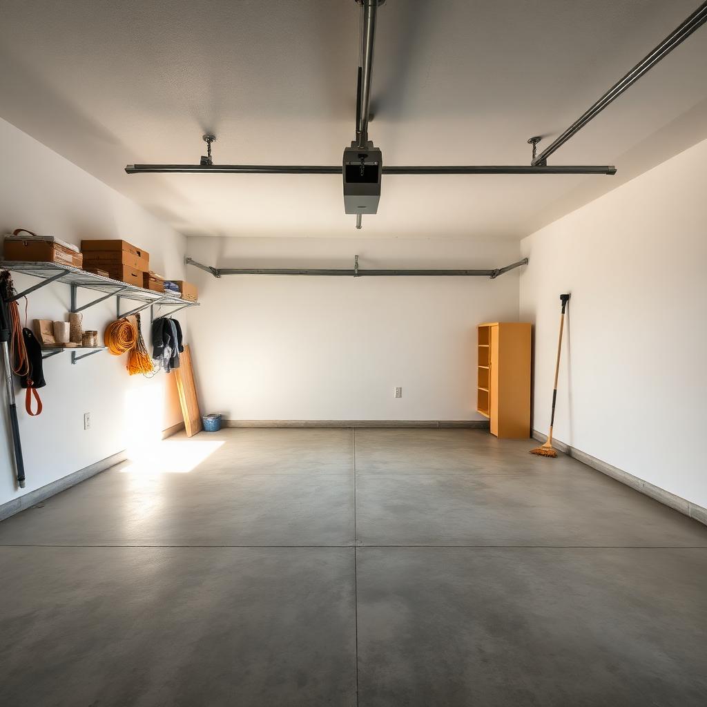 Clean empty garage after junk removal in Lancaster County